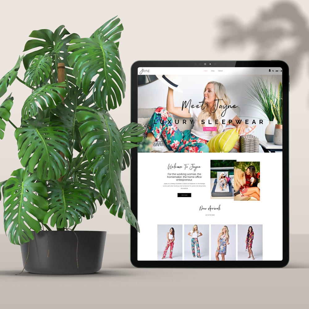 Jayne Collective Shopify Web Site