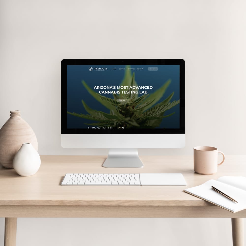 Treehouse Labs Cannabis WordPress Web Site